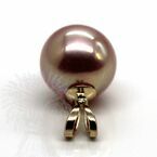 9ct Yellow Gold 8-8.5mm Pink Freshwater Pearl Pendant