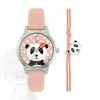 Childrens - WWF Panda Quartz Watch & Bracelet Set