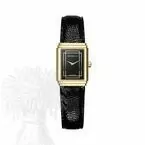 Ladies Gold Plate Art Deco Quartz Rectangular Herbelin Watch