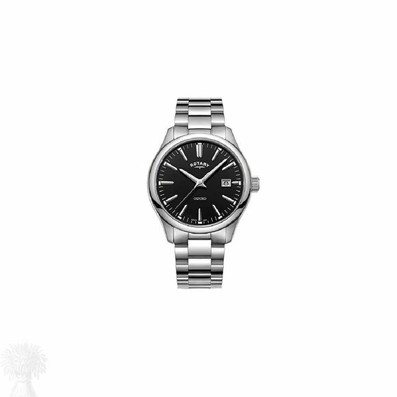 Gents Stainless Steel Rotary Quartz Date Watch
