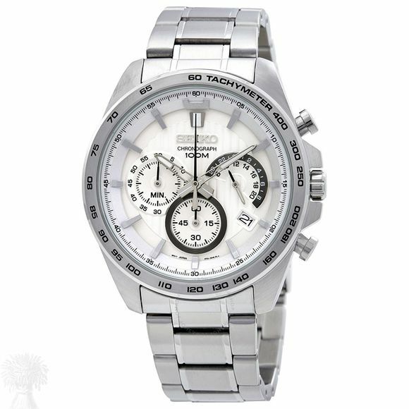 Gents Stainless Steel Seiko Chronograph Date