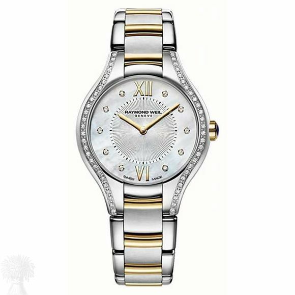 Ladies Bi-Colour Raymond Weil Diamond Set Bezel Watch