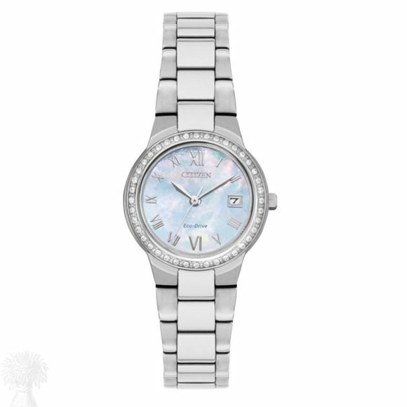 Ladies Stainless Steel Citizen Eco-Drive Silhouette Date