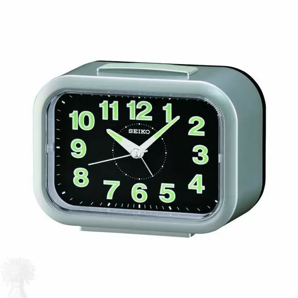 Seiko Silver Bell Bedside Alarm Clock