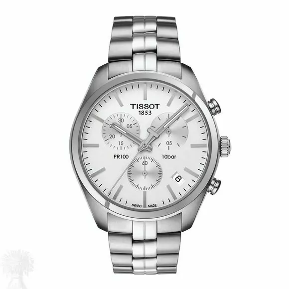 Gents Stainless Steel Tissot PR100 Chronograph Watch