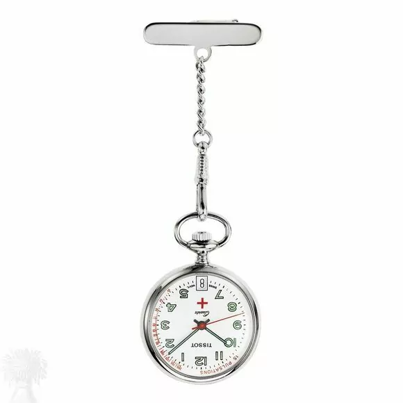Chrome Plated Tissot Fob Watch