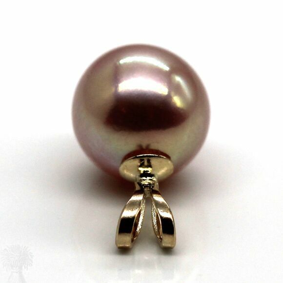 9ct Yellow Gold 8-8.5mm Pink Freshwater Pearl Pendant