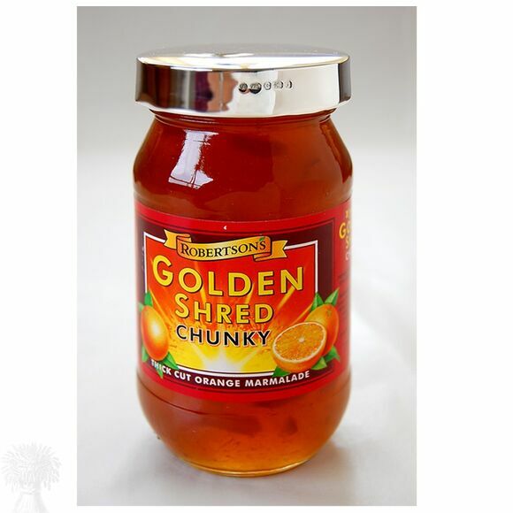 Hallmarked Silver Lid Golden Shred Marmalade