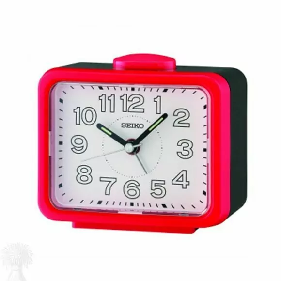 Seiko Quartz Red Bell Alarm Clock