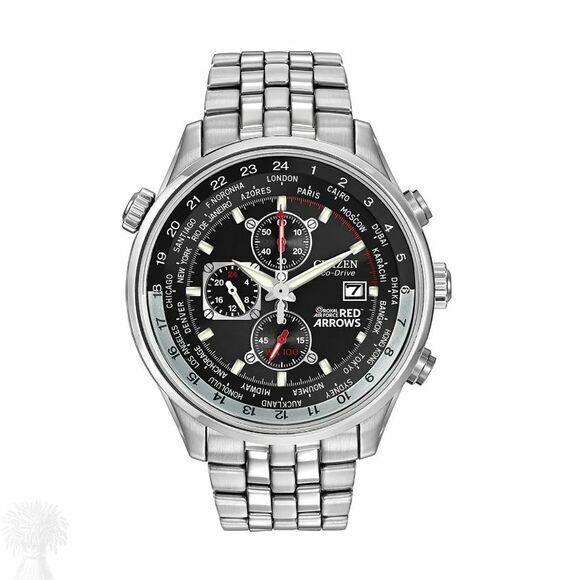Gents Stainless Steel Citizen Red Arrows Chronograph