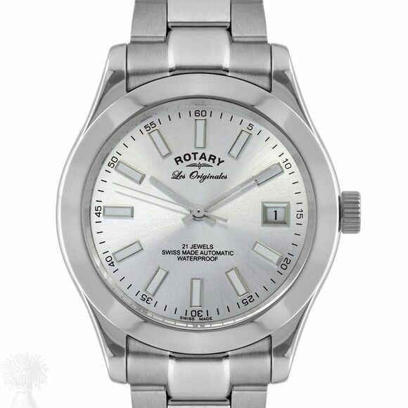 Gents Stainless Steel Rotary Automatic Date Watch