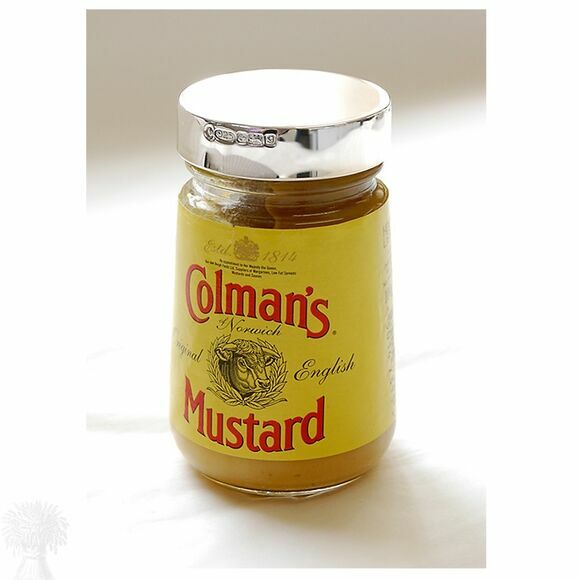 Hallmarked Silver Lid Colmans Mustard