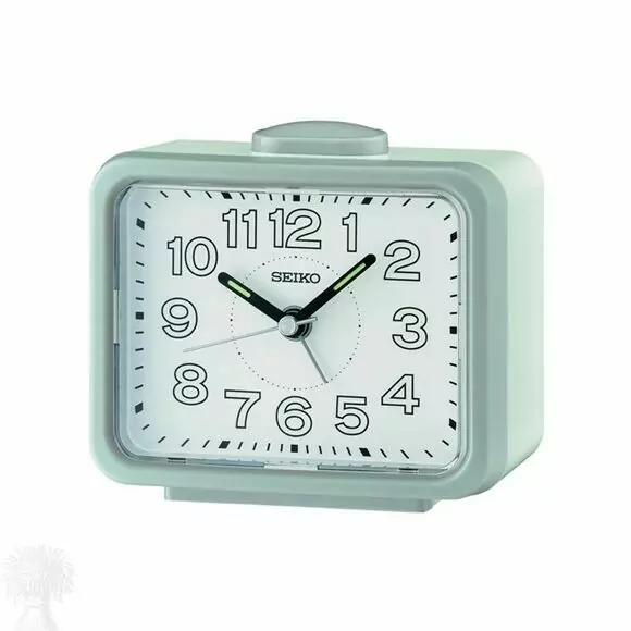 Seiko Quartz Grey Bell Alarm Clock