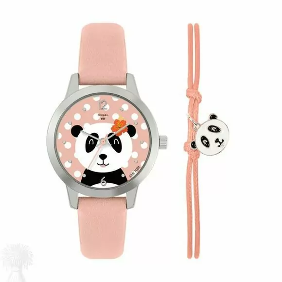 Childrens - WWF Panda Quartz Watch & Bracelet Set