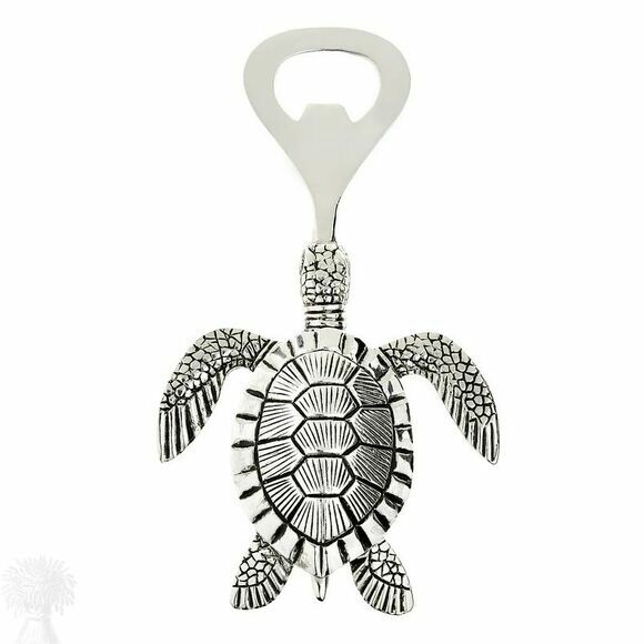 Silver Plated Turtle Bottle Opener