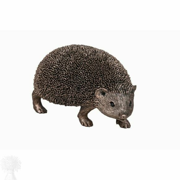 Cold Cast Bronze - Snuffles Hedgehog Walking
