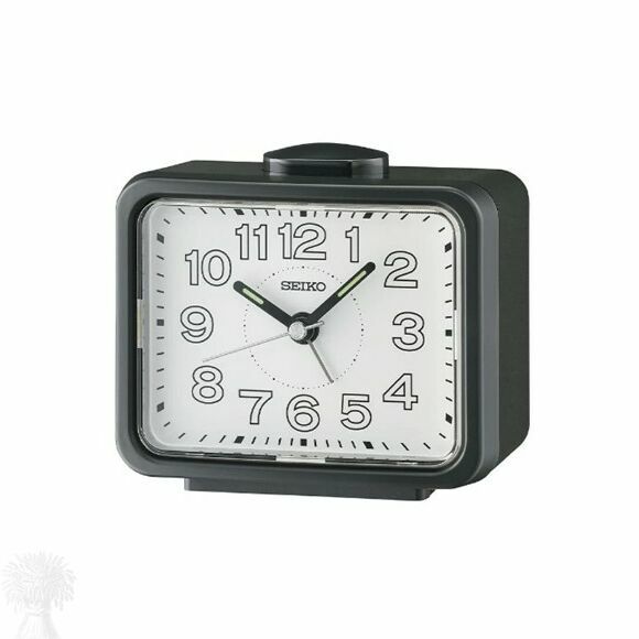 Seiko Quartz Black Bell Alarm Clock