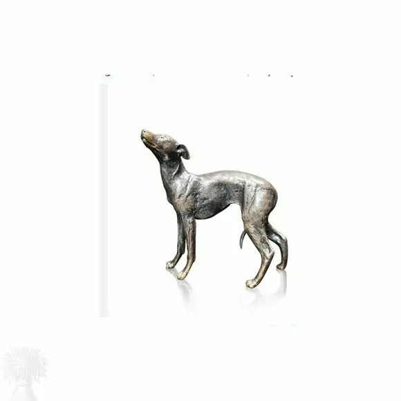 Solid Bronze - Standing Whippet
