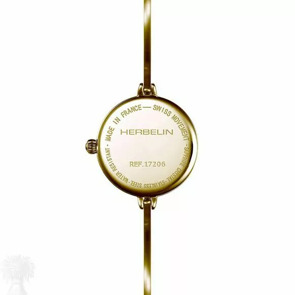 Ladies Gold Plate 'Fil' Herbelin Bangle Watch