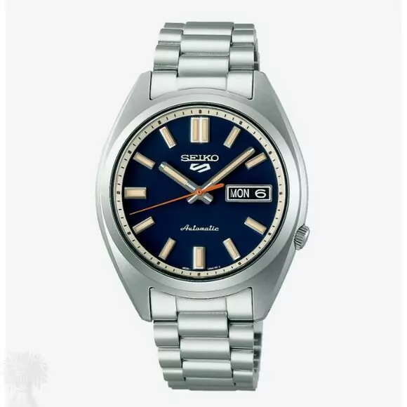 Gents Stainless Steel Seiko 5 Sports 'Rinse Blue' Classic