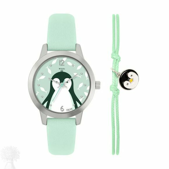 Childrens - WWF Penguin Quartz Watch & Bracelet Set