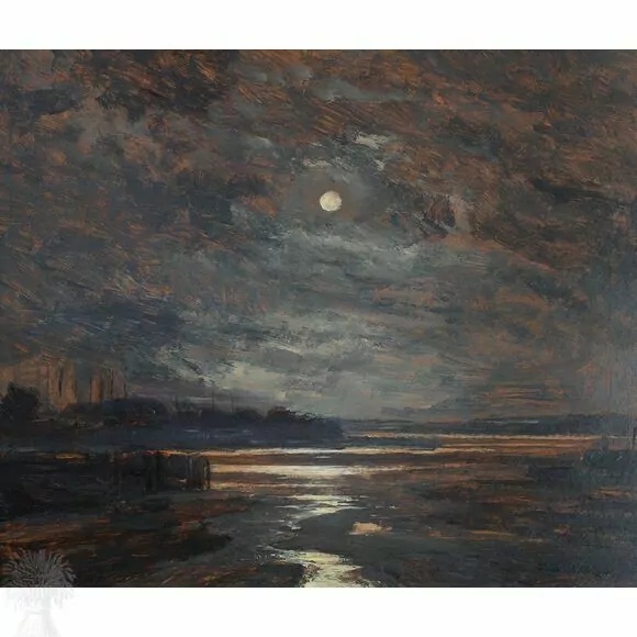 Moonrise & Low Tide Birdham, Chichester