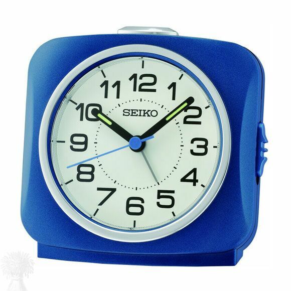 Seiko Blue Quartz Beep Alarm Clock
