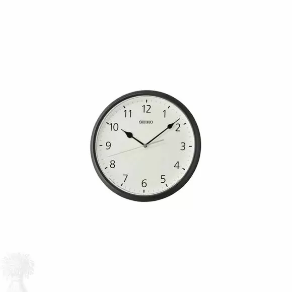 Seiko Black Quartz 28cm Wall Clock